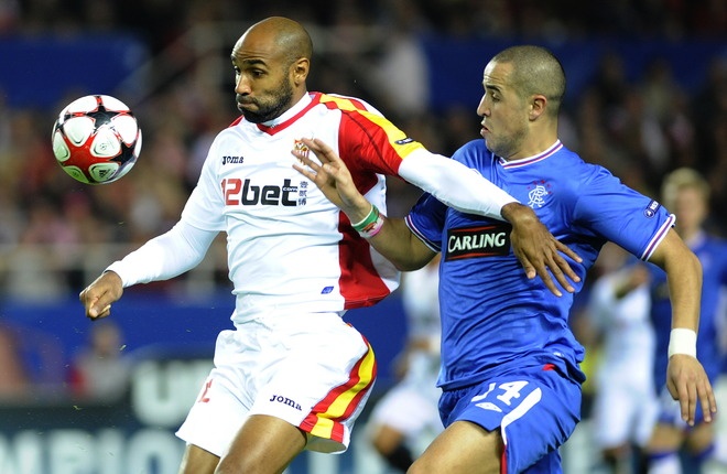 Kanoute, Champions Sevilla vs Rangers