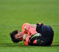Lionel Messi lesión de tobillo, Champions League
