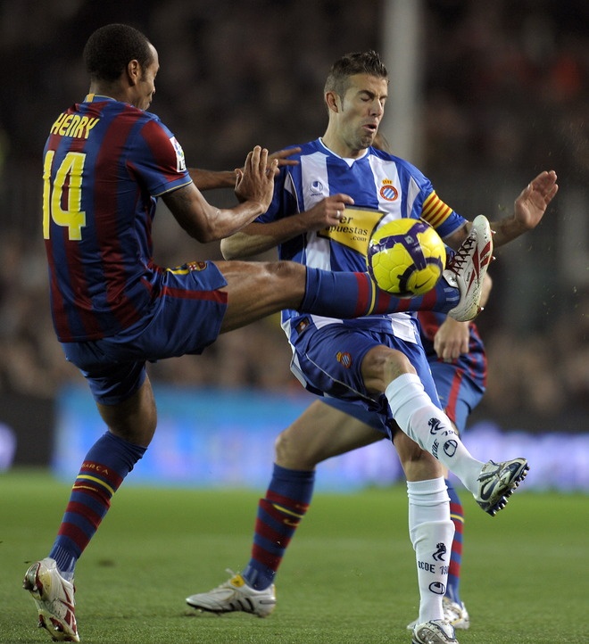 Henry  barcelona vs espanyol  primera division
