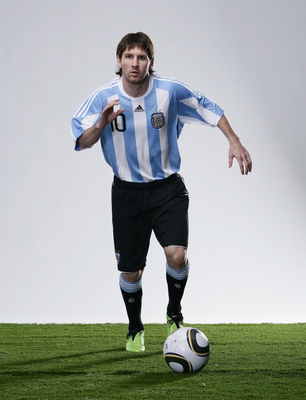 Lionel Messi, camiseta Argentina