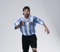 Lionel Messi, camiseta Argentina