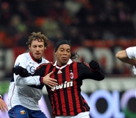Ronaldinho, Milan vs Genova 2010