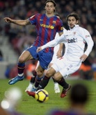 Zlatan Ibrahimovic, Barcelona vs Sevilla