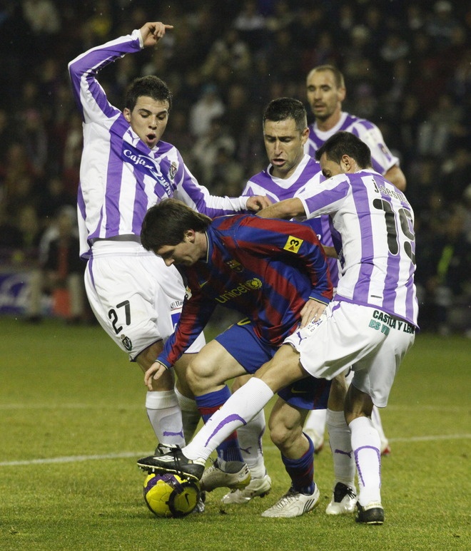 Messi, Valladolid vs Barcelona
