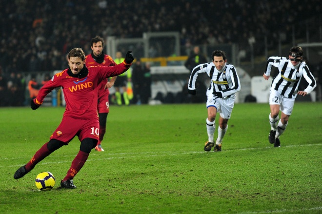Francesco Totti, jugador de la Roma