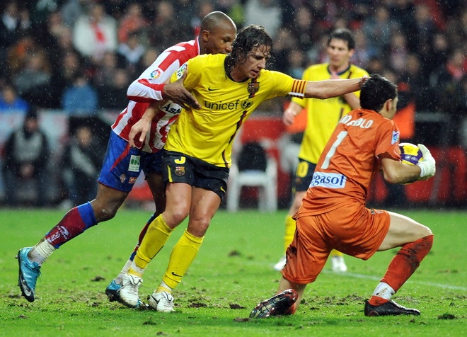 Carles Puyol, Sporting vs Barcelona