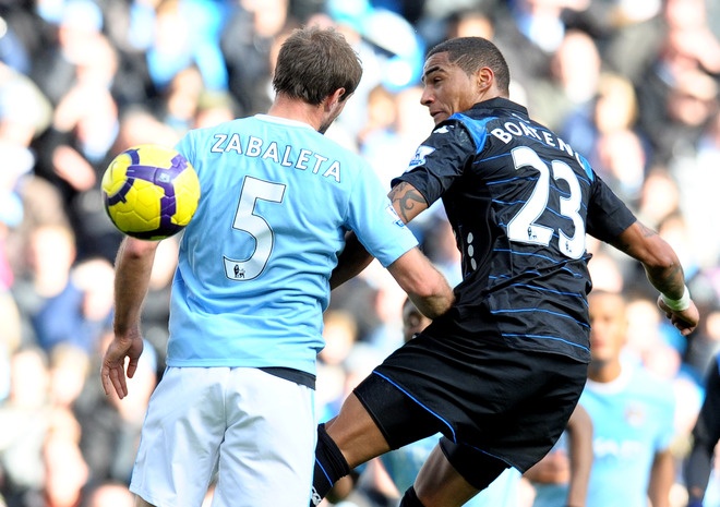 Zabaleta, Manchester City vs Portsmouth
