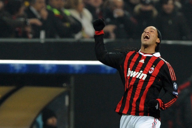 Ronaldinho, Milan Champions League