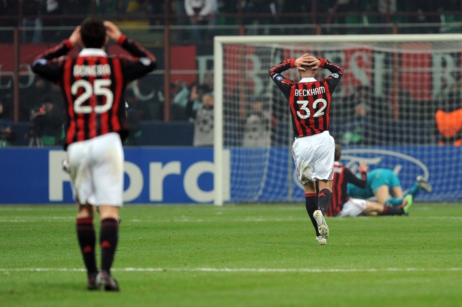 Milan vs Manchester, Champions League