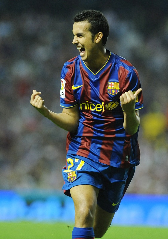 Pedro celebrando un Gol, Supercopa