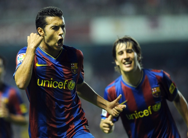 Pedro celebrando un Gol, Supercopa