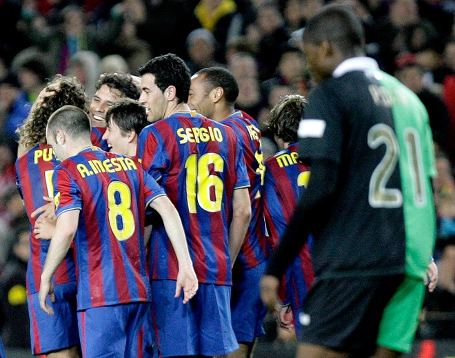 Barcelona vs Racing Santander