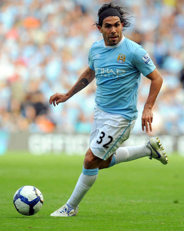 Tevez, jugador Manchester City