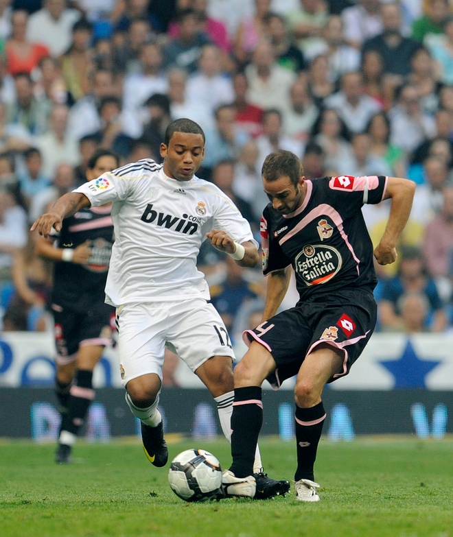 Marcelo  real madrid vs deportivo  primera