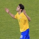 Kaka celebrando un gol contra Egipto