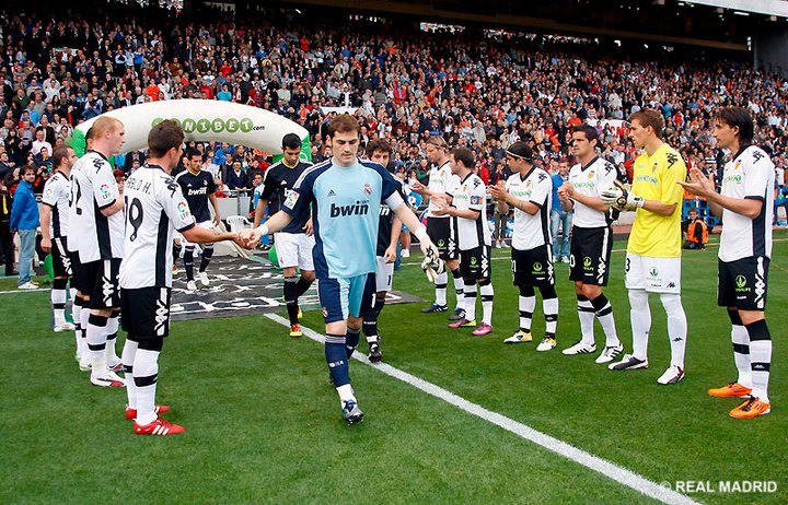 Valencia 3-6 Real Madrid 2011