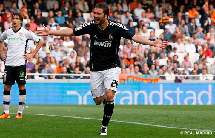 Valencia 3-6 Real Madrid 2011