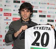 Presentacion de etxeita con el fc cartagena