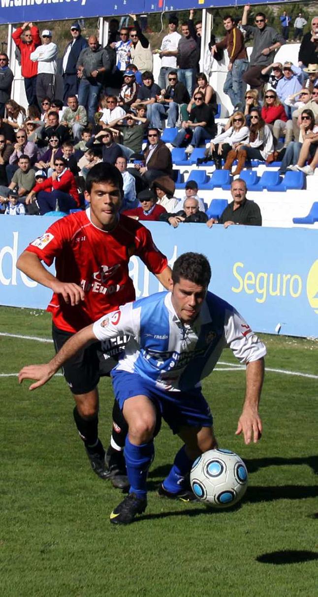 Víctor Curto partido contra Mallorca B