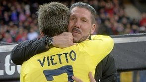 Vietto y Simeone.