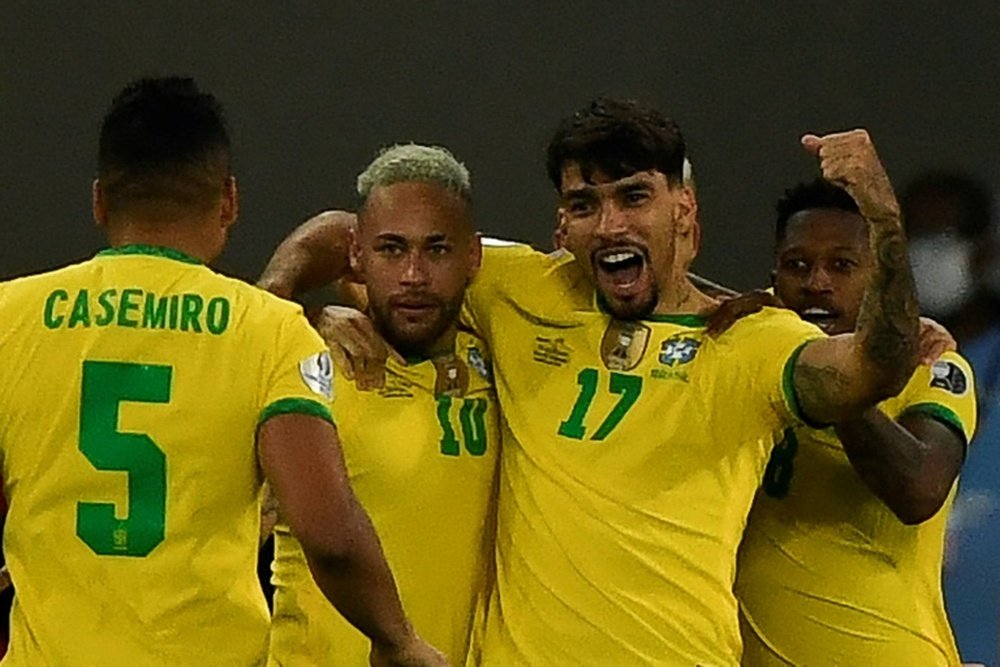 Ten-man Brazil edge Chile 1-0 to set Copa America semi-final with Peru. AFP