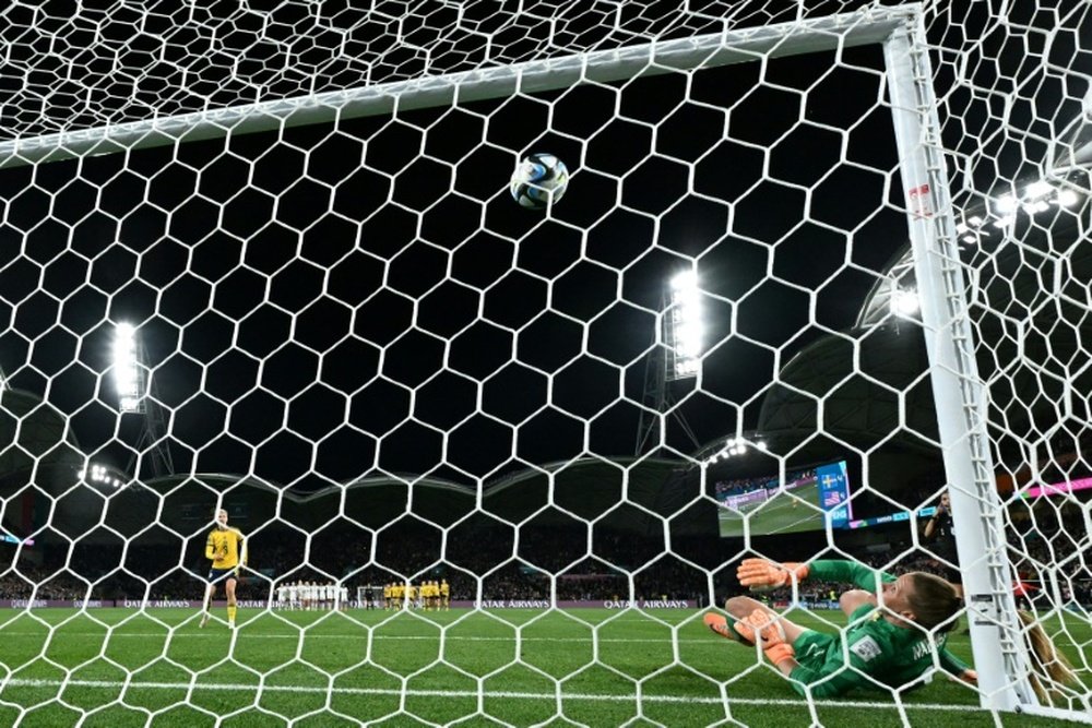 Sweden beat the USA in a penalty shootout. AFP