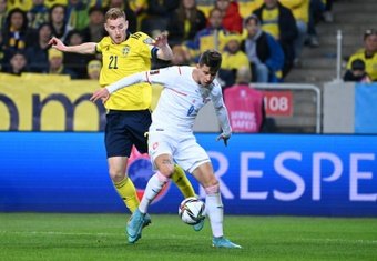 Leverkusen have signed Czech Republic forward Adam Hlozek. AFP