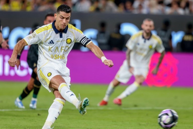 Ronaldo  ended as the Saudi Pro Leagues top scorer this season. AFP