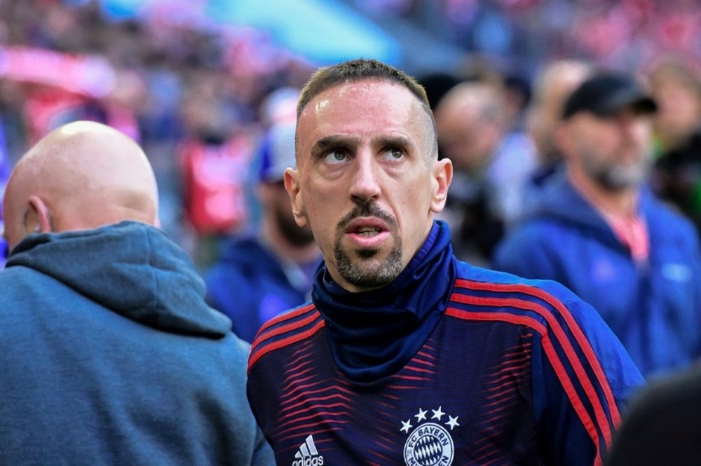 Franck Ribery is unlikely to feature for Bayern this weekend. AFP