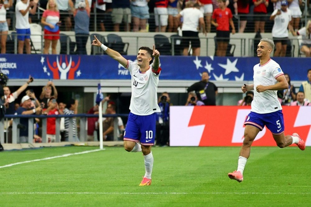 USA captain Pulisic stole the show against Bolivia with a goal and an assist. AFP