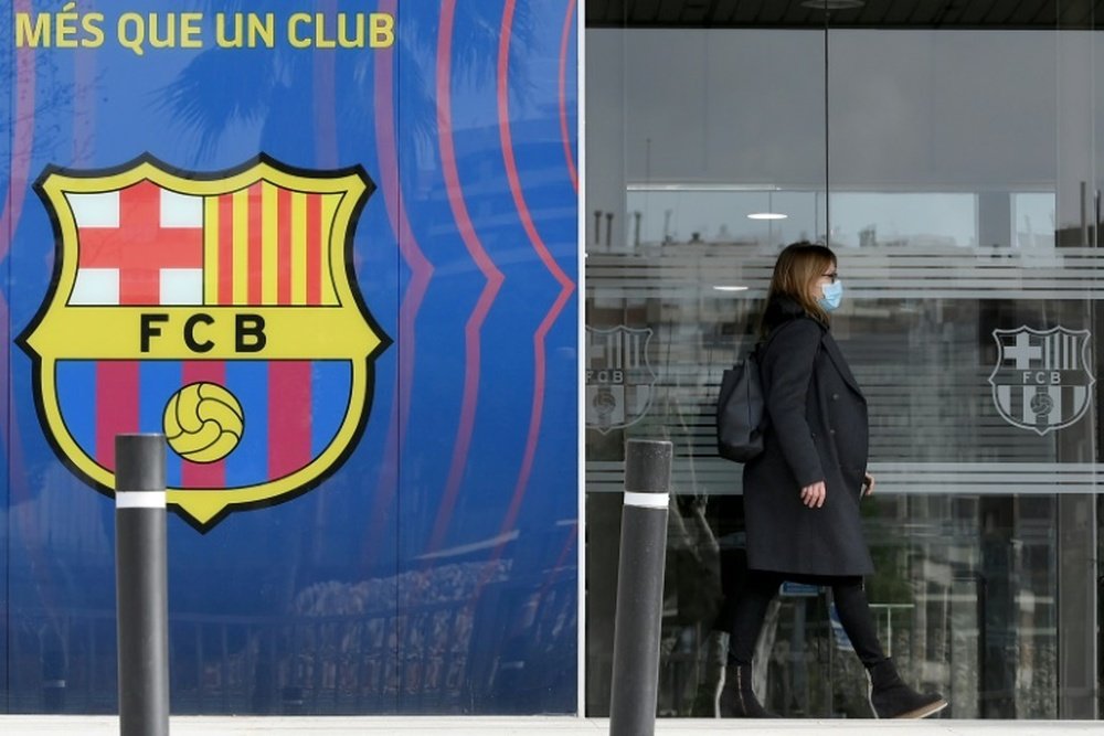 Barcelona have confirmed that police entered the club's offices on Monday. AFP