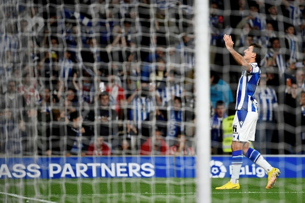 Real Sociedad triumph in Basque derby, Sevilla suffer. AFP