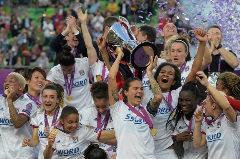 Lyon women still waiting for title despite season ending. AFP