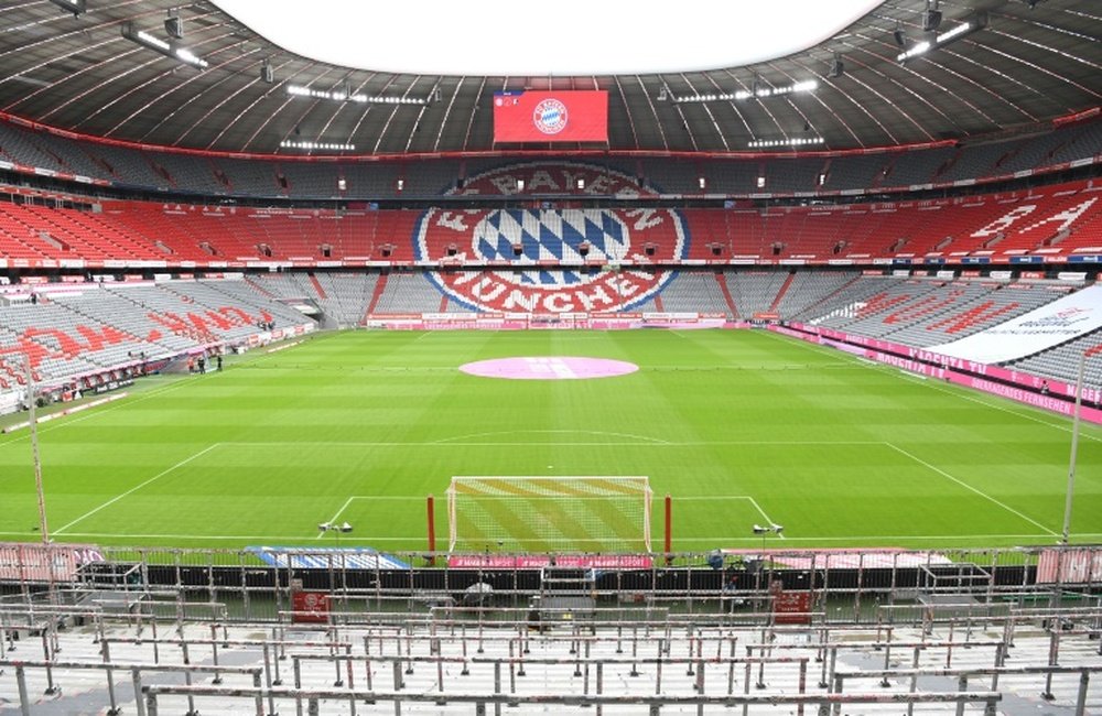 No fans have been allowed at the Allianz Arena since March 2020. AFP