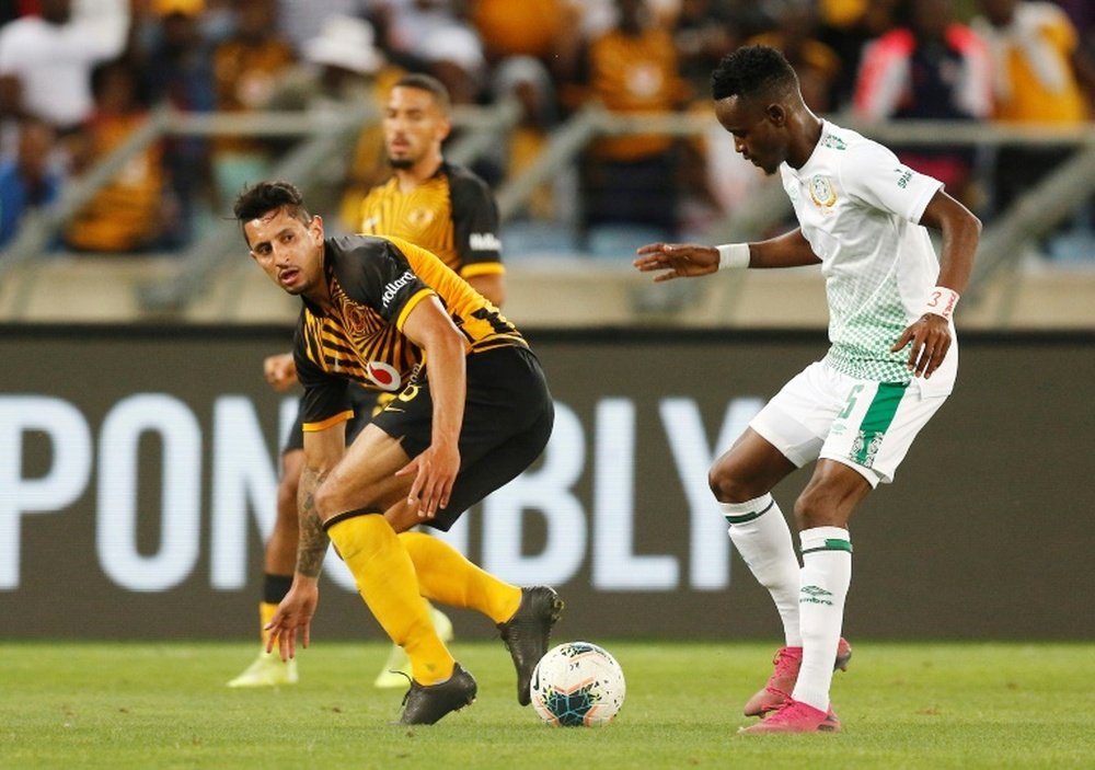 Bloemfontein Celtic (in white) beat Baroka in the Nedbank Cup semi-final. AFP