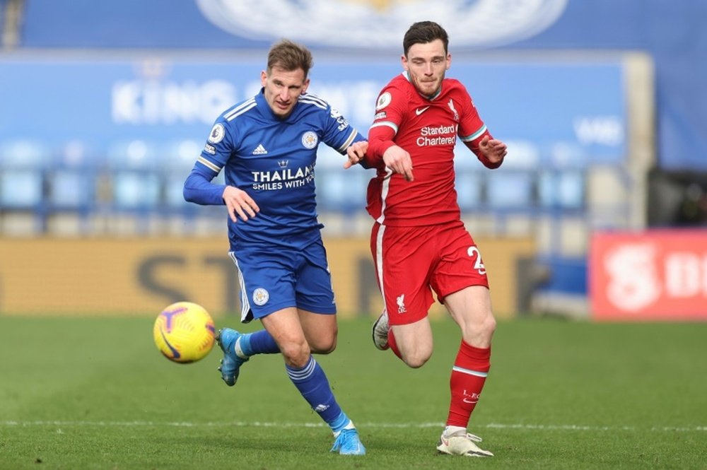 Liverpool take on Leicester in a Carabao quarter-final. AFP