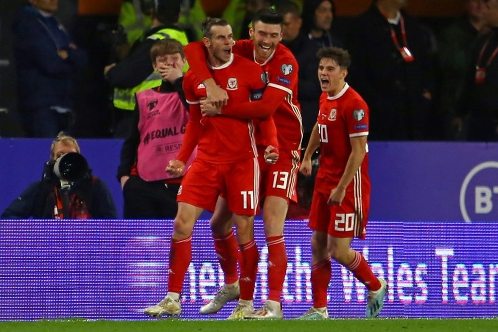 Bale scored for Wales in the 1-1 draw with Croatia in Cardiff. AFP