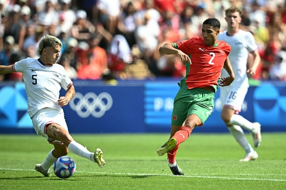 Morocco is captained by one of the world's best full-backs in Hakimi. AFP