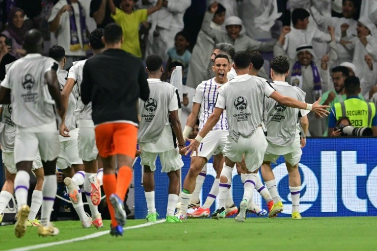 Al Ain won the Asian Champions League trophy for the second time. AFP