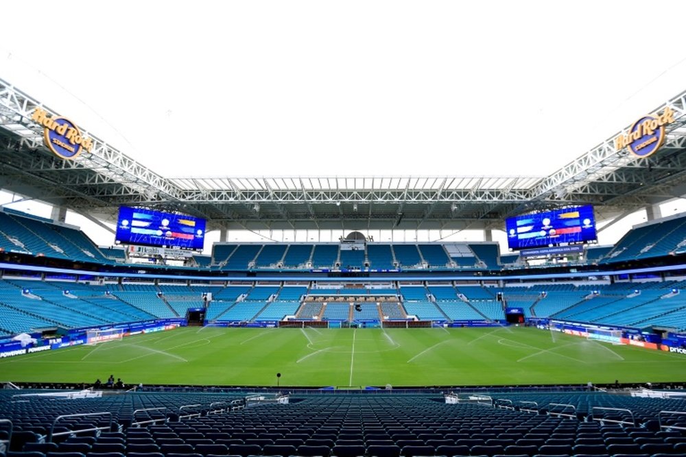 Miamis Hard Rock Stadium will host the opening game of the FIFA Club World Cup next year. AFP