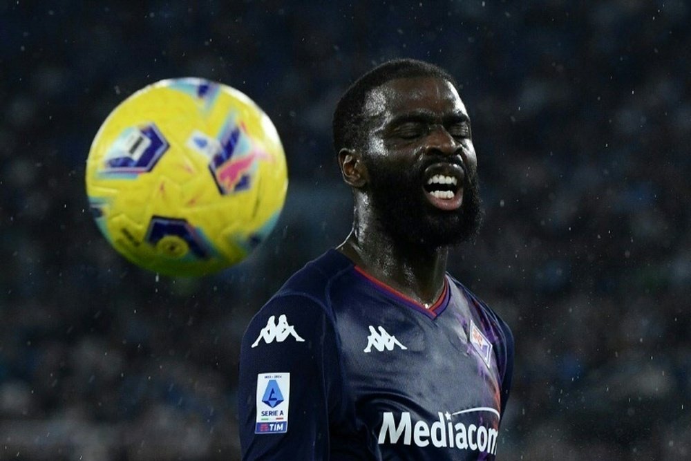 Ikone has scored four goals in six matches in the Europa Conference League. AFP