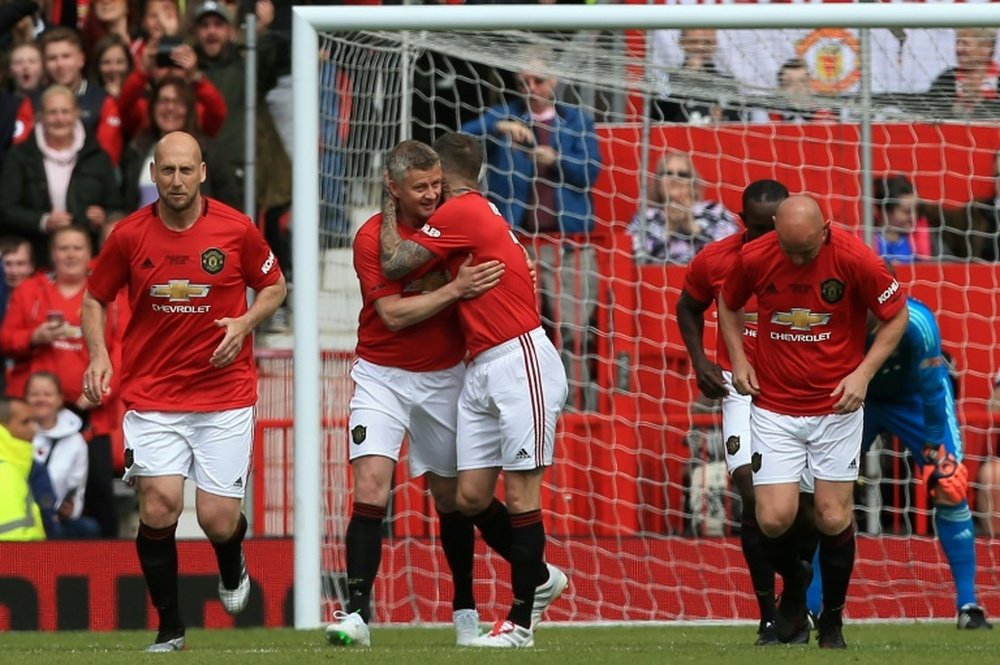 Man Utd legends thrash Bayern in 1999 charity rematch. AFP