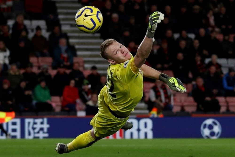 Bournemouth GK Aaron Ramsdale may have got COVID-19 while shopping. AFP