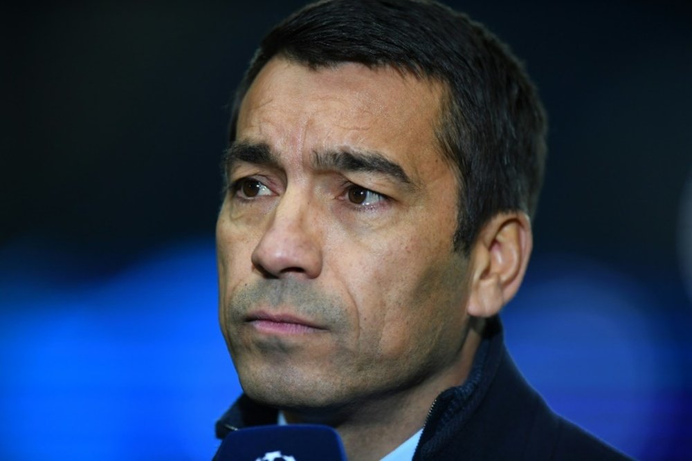 Giovanni van Bronckhorst's future at Rangers is uncertain. AFP