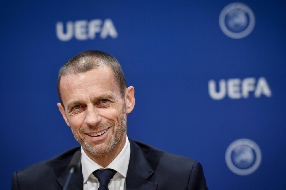 UEFA boss Ceferin says VAR must be 'clearer, faster'. AFP