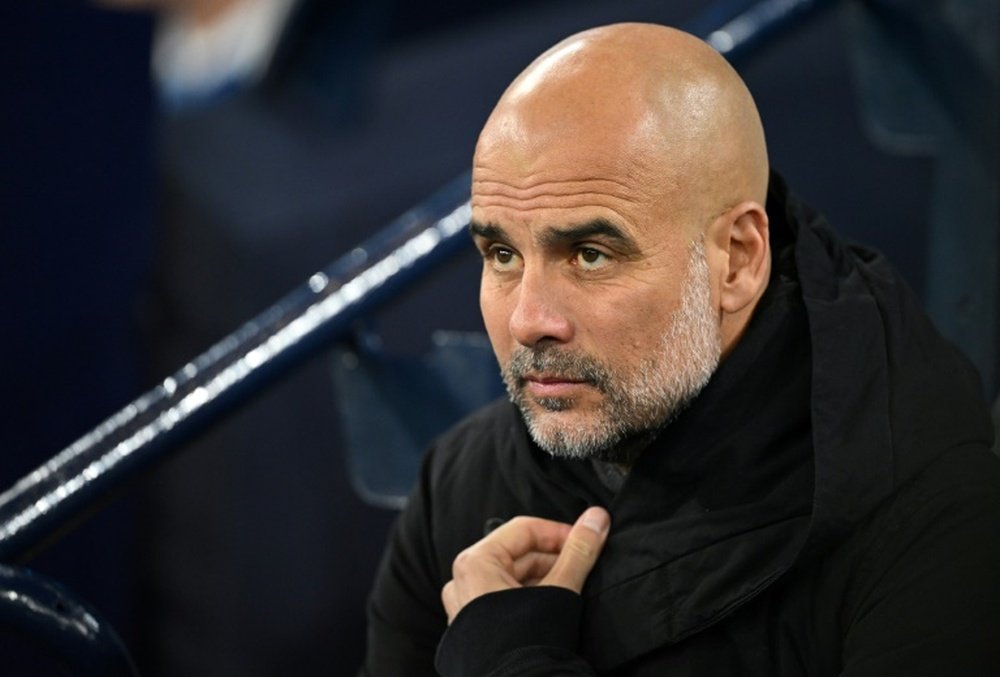 Pep Guardiola believes Man Coty will win the Premier League. AFP