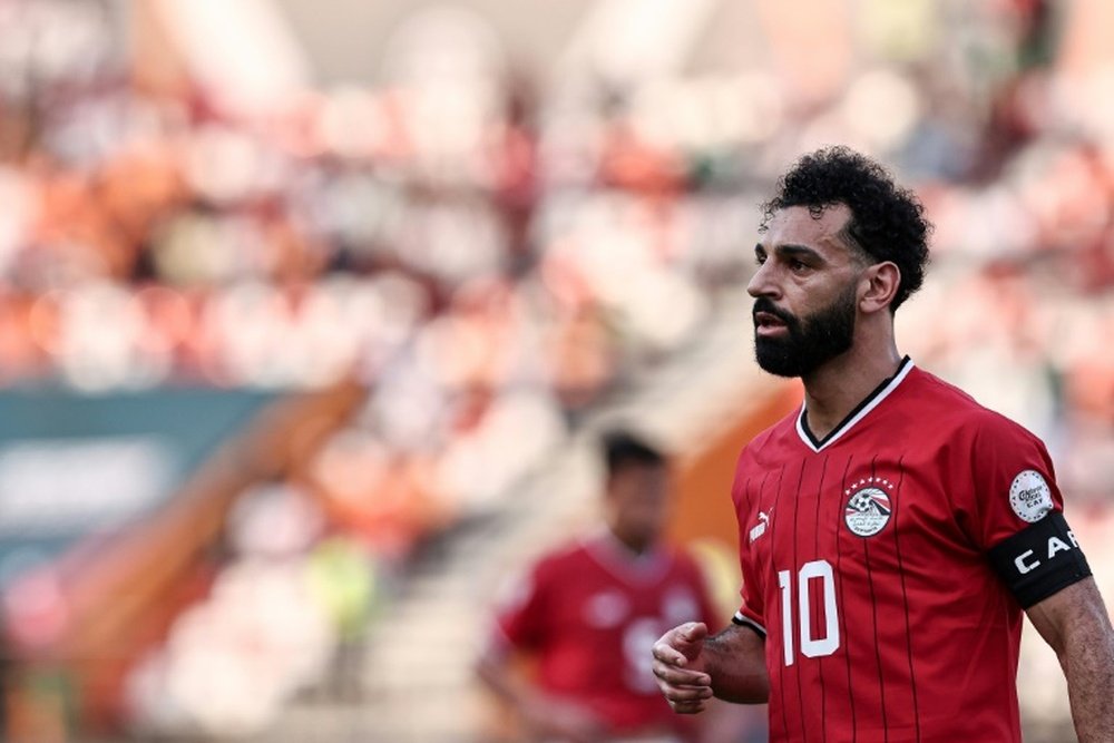 Salah had his 2024 Africa Cup of Nations campaign cut short by a hamstring injury. AFP