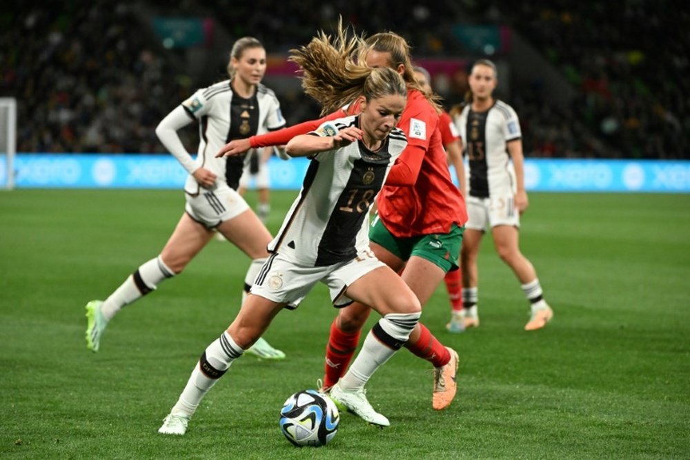 Leupolz has announced her retirement from international football with Germany. AFP