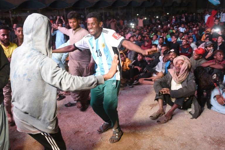 Plenty of Pakistanis are supporting Argentina at the World Cup. AFP