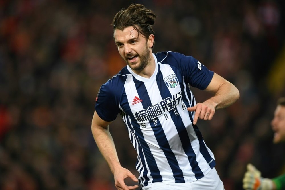 Jay Rodriguez has been resigned by Burnley after seven years away. AFP